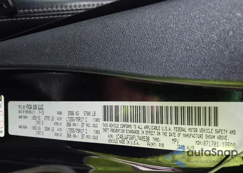 2015 Jeep Wrangler Unlimited Rubicon Hard Rock from USA, damaged, VIN 1C4BJWFG0FL740538